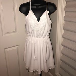 White Chiffon Dress